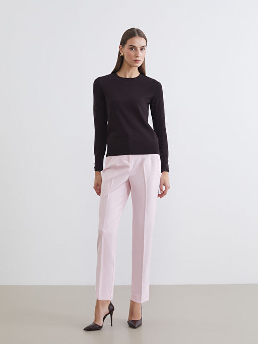 Bisiklet Yaka Kad?n Triko Kazak