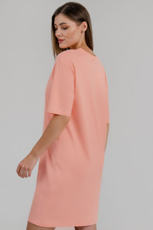Арт. 4147 Туника женская 44-54 (6 шт) Цвет:лососевый - Калинка фото 3