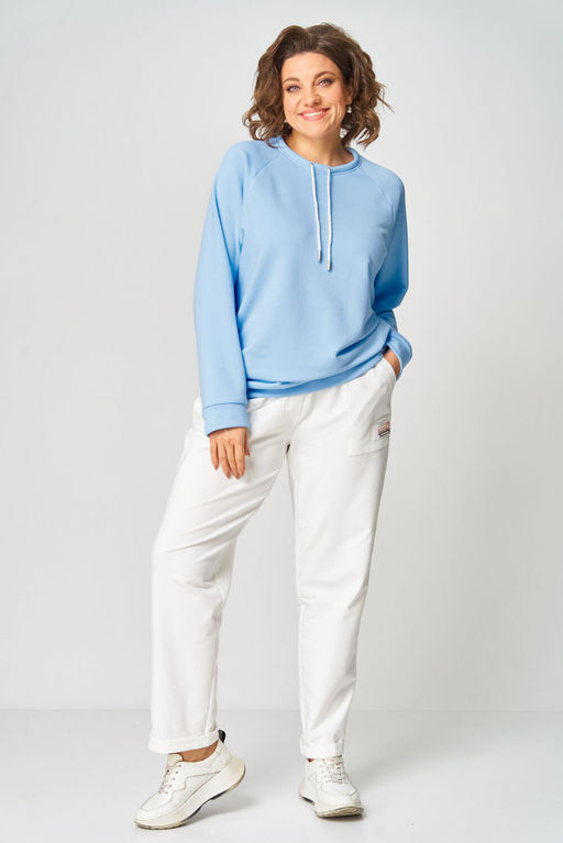 Джемпер Rumoda 2270 голубой  фото 5