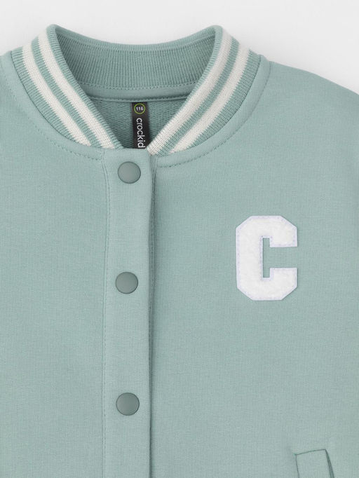 КР 302675-1/голубой прибой жакет (бомбер) для дев