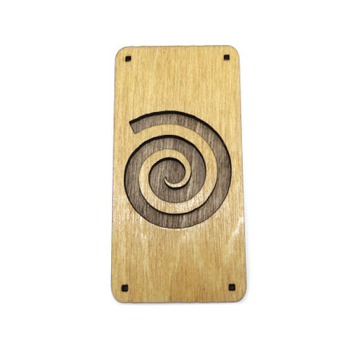 Подставка под благовония из кедра с символом Спираль - Сандаловый дом фото 2