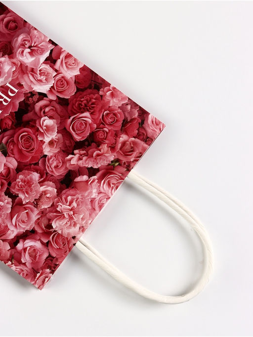 Цена за 3 шт. Пакет подарочный крафт Present, 15?8?21 см