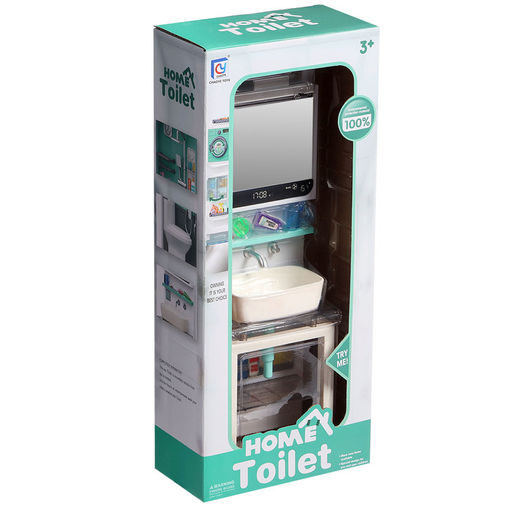 Набор мебели для кукол «Уборная», раковина, зеркало, аксессуары