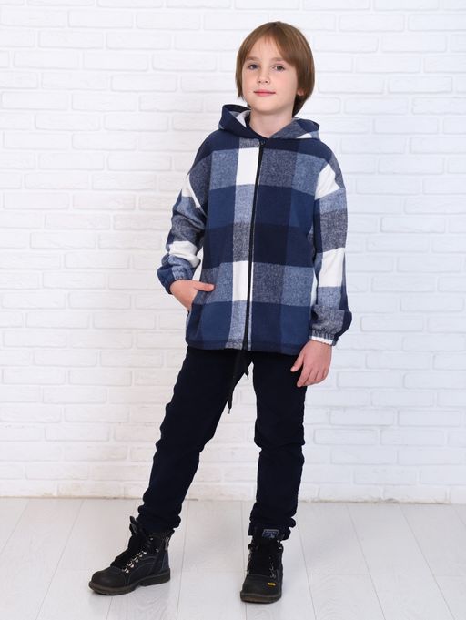 ТД030 Толстовка Дели 2 с капюшоном (синий) - Милаша фото 7