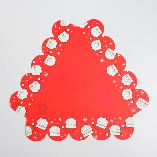 Цена за 5 шт. Коробка для кондитерских изделий с пластиковой крышкой «Счастливого Нового года!», 18×4 см