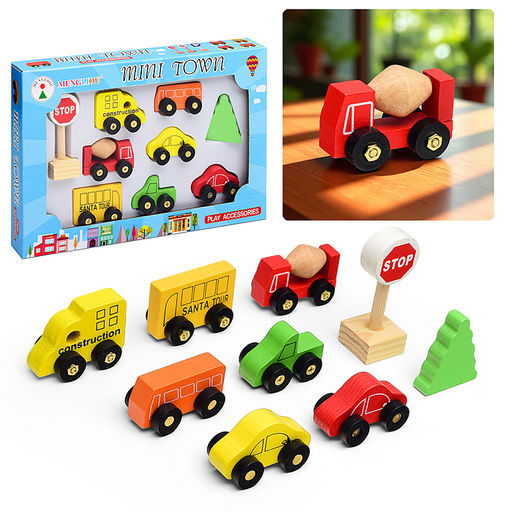 Набор машин "Транспорт" со знаками