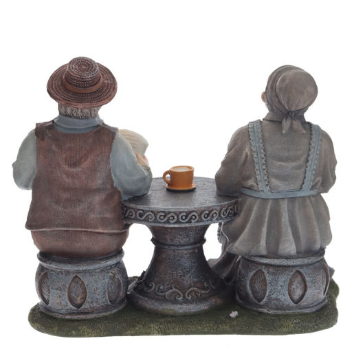 Фигурка декоративная "Бабушка с дедушкой", L20 W11 H17 см, 2в.
