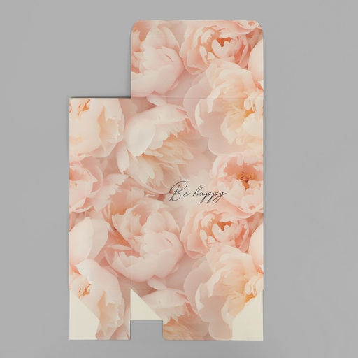 Коробка складная Нежные пионы, 16 х 23 х 7.5 см - Дарите счастье фото 5