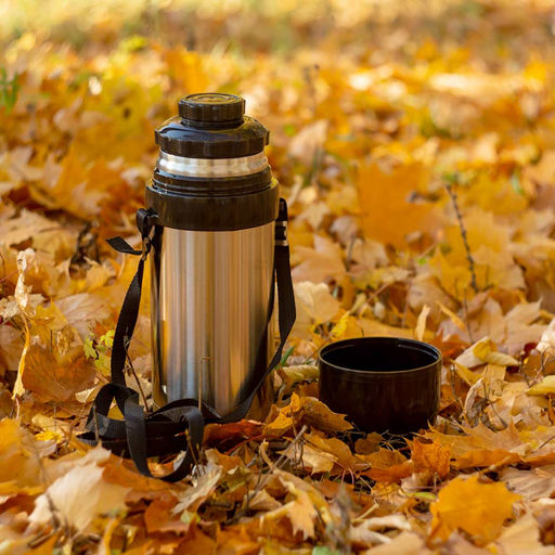 Термос "Дорожный" ДУ-1,5л. универсальный на ремне арт.1с672 Аша