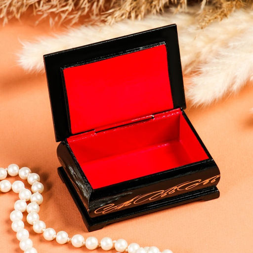 Шкатулка Ангелочек с птичками, 6?9 см, лаковая миниатюра - Simaland фото 2