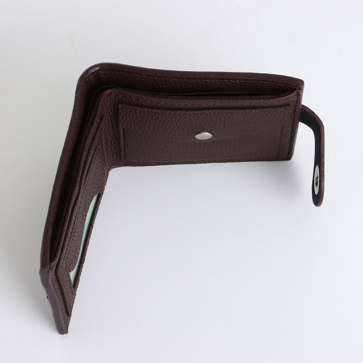 Портмоне мужское на магните, коричневое