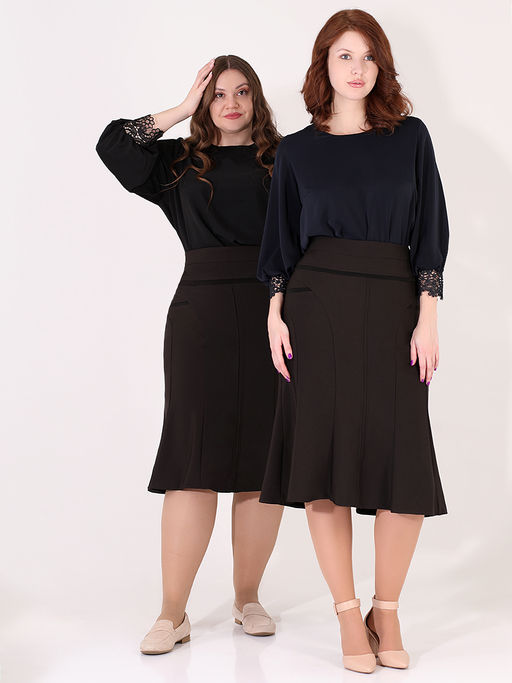 Юбка собственного производства больших размеров годе