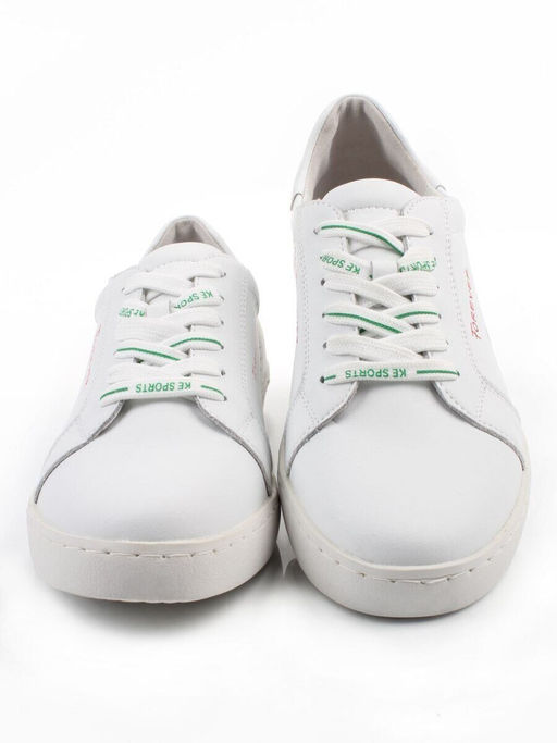 03-M17-30 WHITE Полуботинки женские (натуральная кожа)