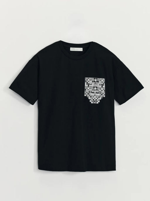 Футболка с объёмным кружевным принтом / Zarina  фото 7