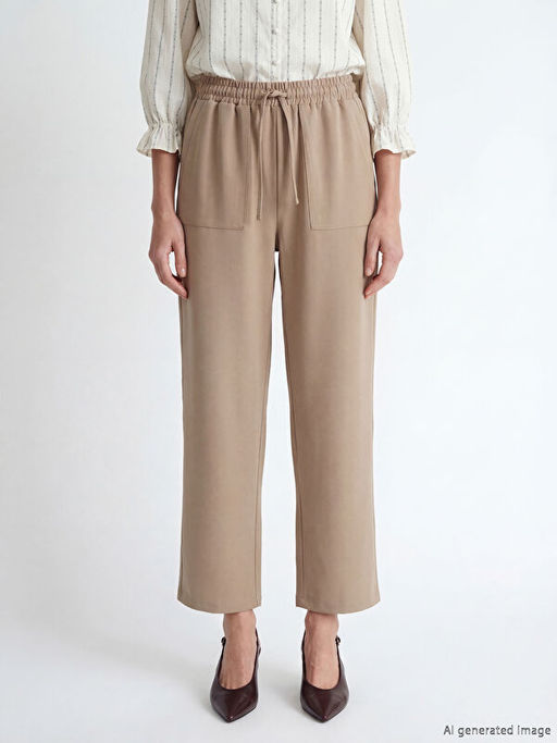 Beli Lastikli Arm?rl? Kad?n Pantolon