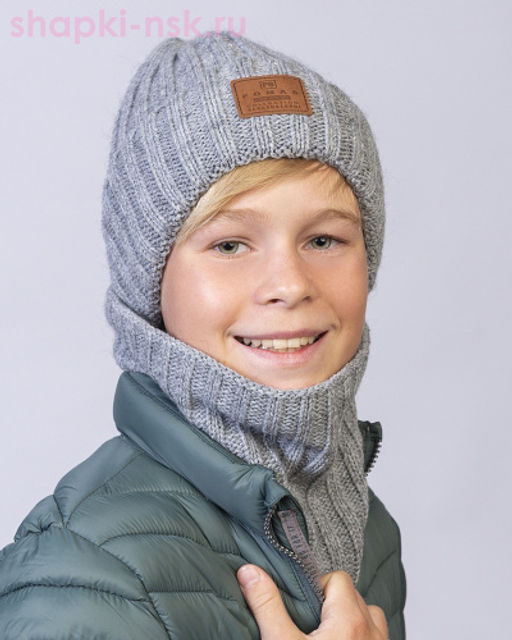 Q 152 D 152 флис (колпак+снуд) Комплект - Fomas фото 4