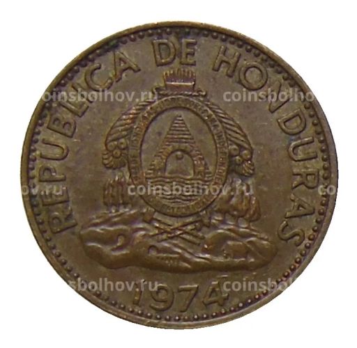 Монета 1 сентаво 1974 года Гондурас