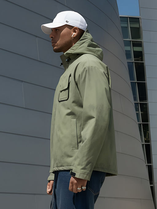 Куртка спортивная мужская весна осень цвета хаки 25473Kh - Mtforce фото 21