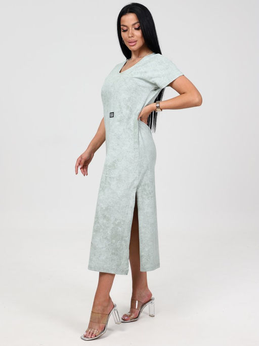 631 ПЛАТЬЕ ЖЕНСКОЕ (Оливковый) - А-дина фото 4