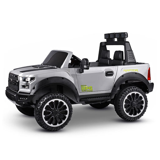 Электромобиль "Мощность скорости" на аккумуляторе, с р/у управлением, в коробке (серый)