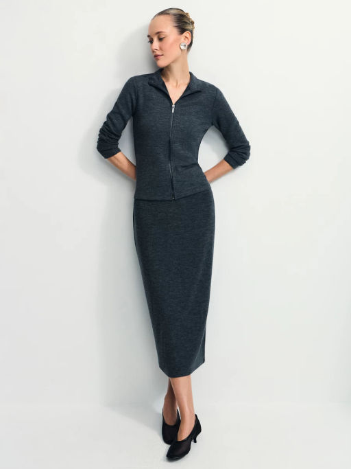 Джемпер на молнии / Zarina  фото 3