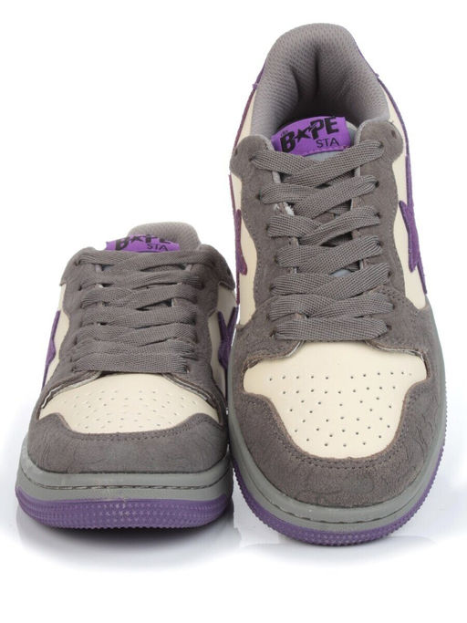 05-717-13 DARKGRAY/PURPLE Кроссовки женские (натуральная замша, натуральная кожа)