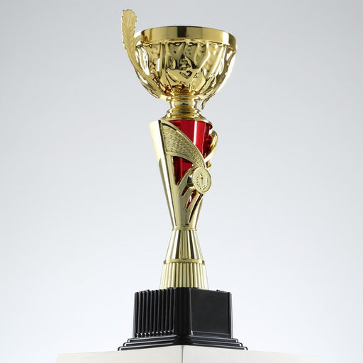 Кубок 155C, наградная фигура, золото, подставка пластик, 32 см