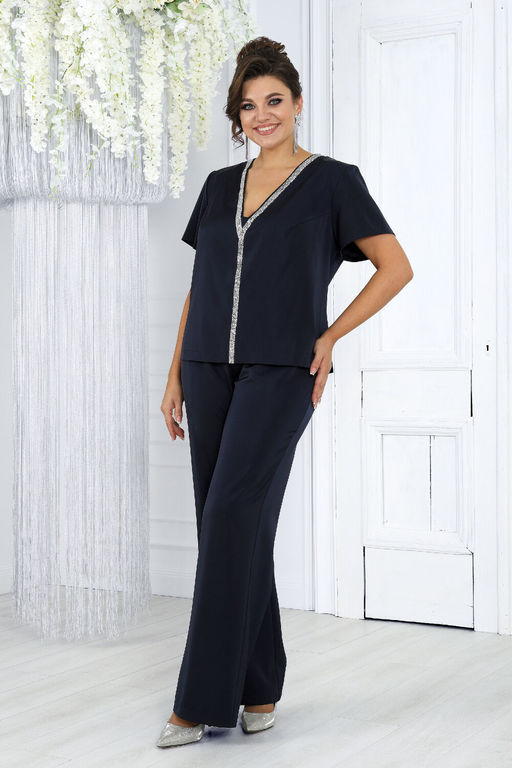 Платье Ninele 7431-Р темно-синий - Mira fashion фото 2317