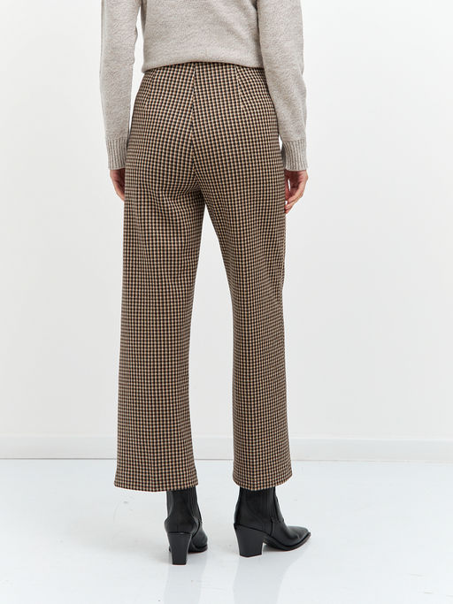 брюки женские широкие в коричневых цветах - Glenfield фото 5