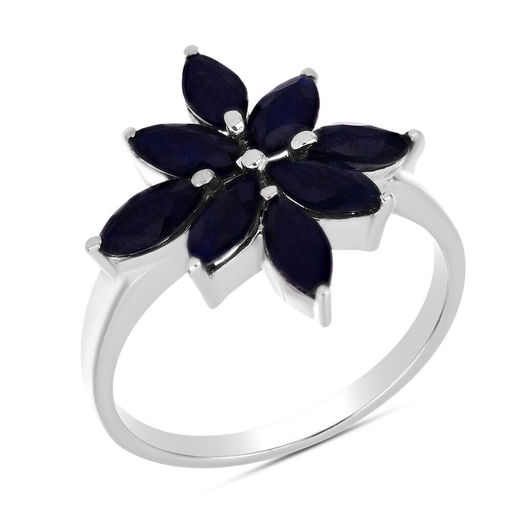 Кольцо, сапфир корунд, Мирра