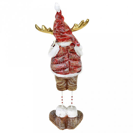 Скульптура-фигура для сада из полистоуна "Лось на длинных ногах" 12х40см (Россия)