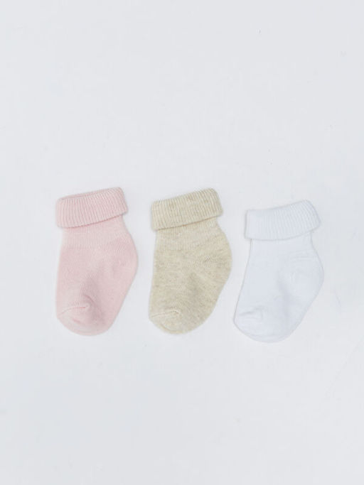 Basic K?z Bebek Soket ?orap 3l? - Waikiki фото 2