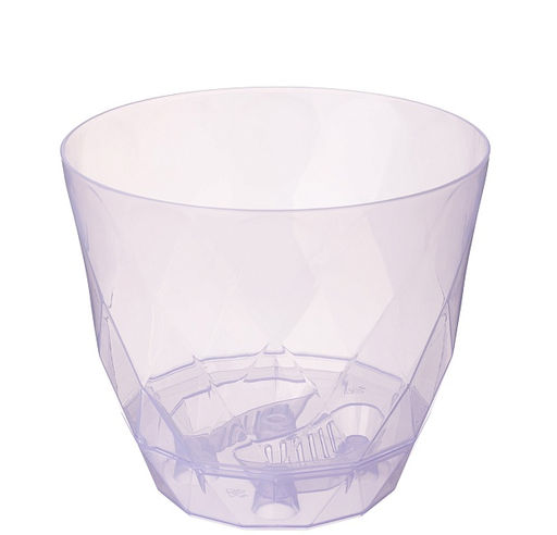 Горшок Laurel для орхидей 2,3л D175мм сиреневый транспарент с поддоном (уп.18)