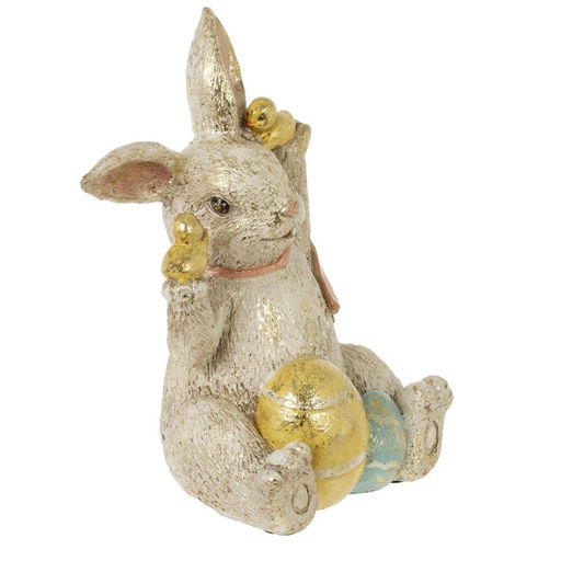 Фигурка декоративная "Заяц", L12 W9 H16 см
