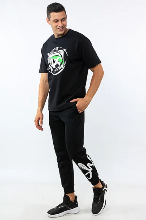 Футболка Хлопок Чёрный - Anta фото 2