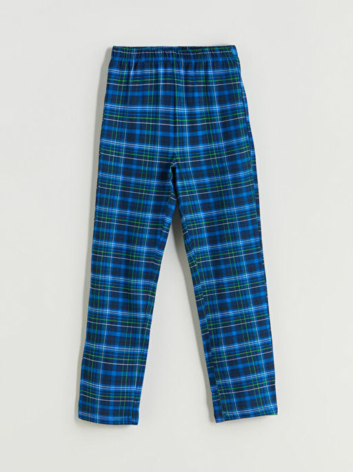 Beli Lastikli Ekose Erkek ?ocuk Pijama Alt