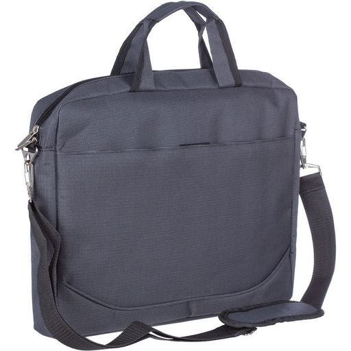 Сумка для документов полиэстр 390х290х50 мод. 1076 (серая)