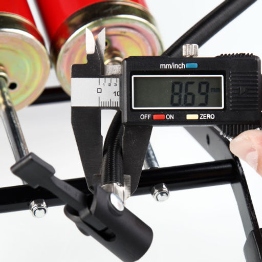 Насос ножной с манометром COMIRON FUJIN 2, стальной корпус, два поршня 55*110мм., вес 1,2 кг. /уп 10/ - Галеонтрейд фото 12