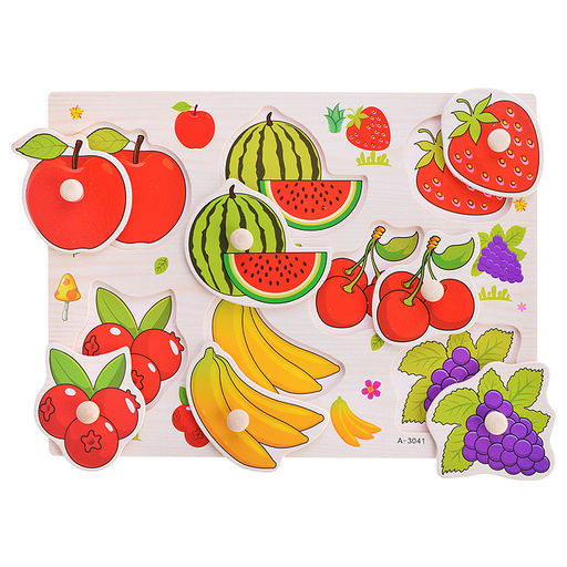 Пазл-вкладыш Фрукты - Щепочка фото 2