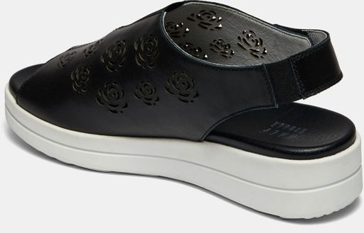 Сандалии Ralf Ringer Ula из натуральной кожи на платформе черные  фото 7