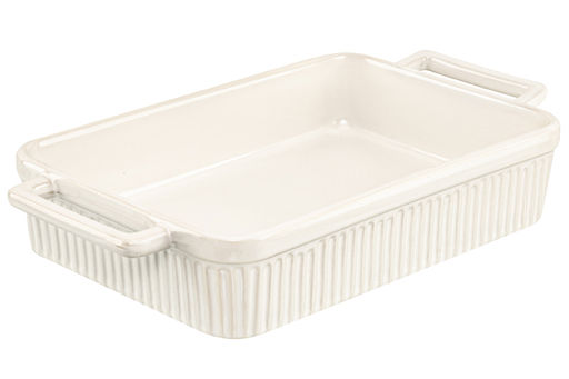 Форма для запекания 1,3 л 30.5*17.2*5.5 см "Традиция" прямоугольная молочный белый