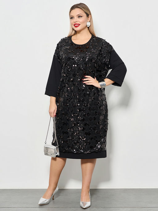 Платье 0125-8а чёрный кристалл - Aquarell фото 34