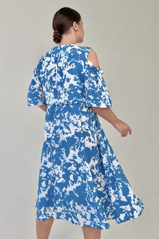Платье Luxury Moda 1379 голубой