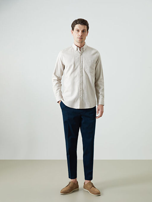 Regular Fit Uzun Kollu Oxford Erkek G?mlek