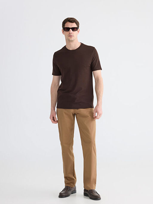 Bisiklet Yaka Penye Erkek Ti??rt