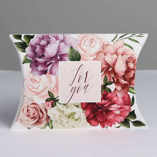 Цена за 5 шт. Коробка подарочная складная фигурная, упаковка, Цветочная нежность, 11?8?2 см