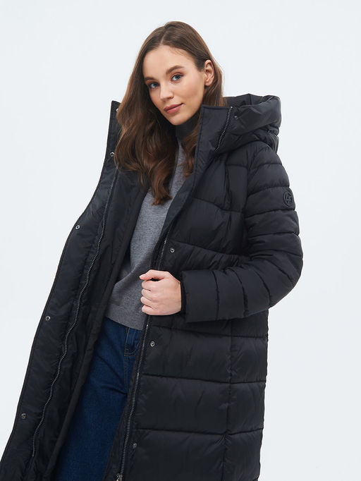 Пальто зимнее LFW487N.19B.BLACK - Lab fashion фото 4