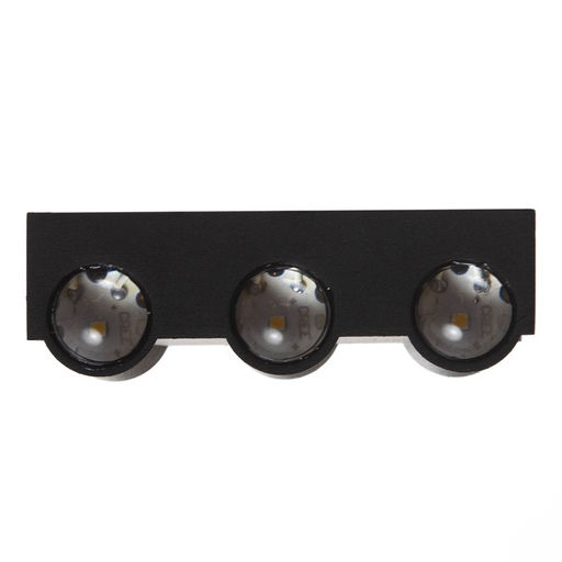 Бра BayerLux «Бисо», 6хLED, 6 Вт, 4000К, IP66, чёрный, 14×4.5×8 см