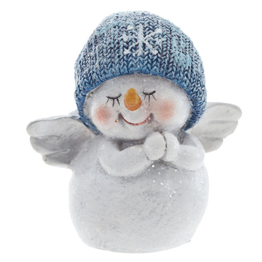 Фигурка декоративная "Снеговик", L6 W3,5 H7 см, 2в.