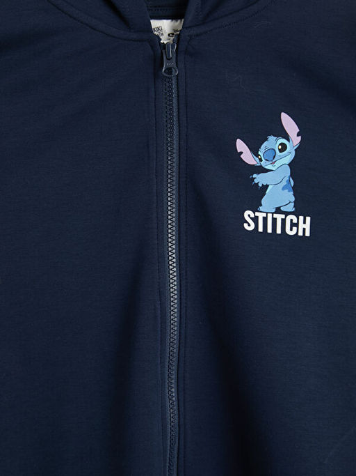 Толстовка на молнии Stitch для девочек Soft Touch